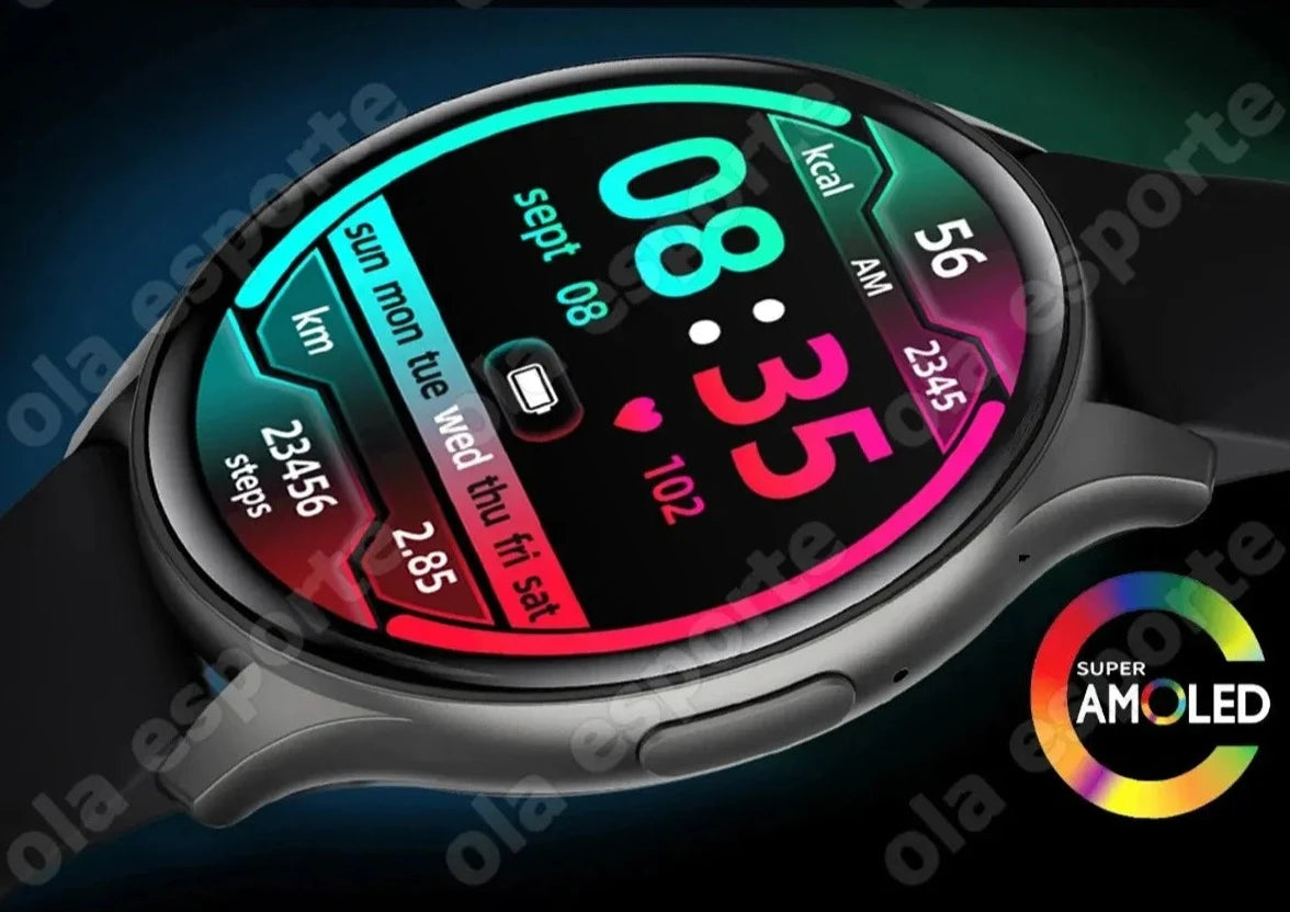 Nouvelle montre intelligente NFC AMOLED pour hommes et femmes, Android et iOS. - E-ZONES