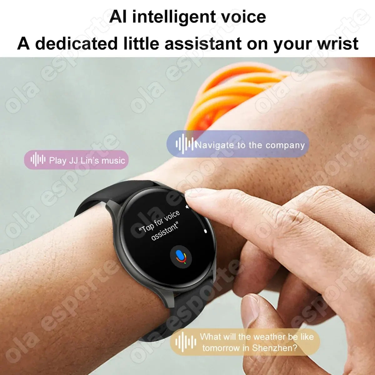 Nouvelle montre intelligente NFC AMOLED pour hommes et femmes, Android et iOS. - E-ZONES